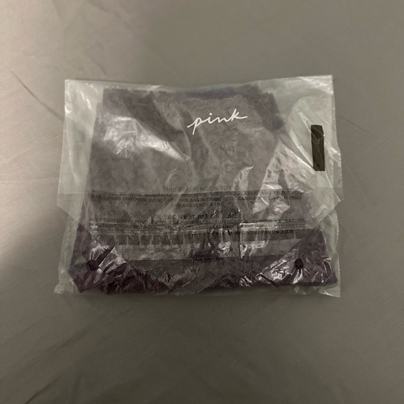 NWOT PINK NO-SHOW SOFT LACE THONG UNDERWEAR MAUVE - Picture 2 of 2